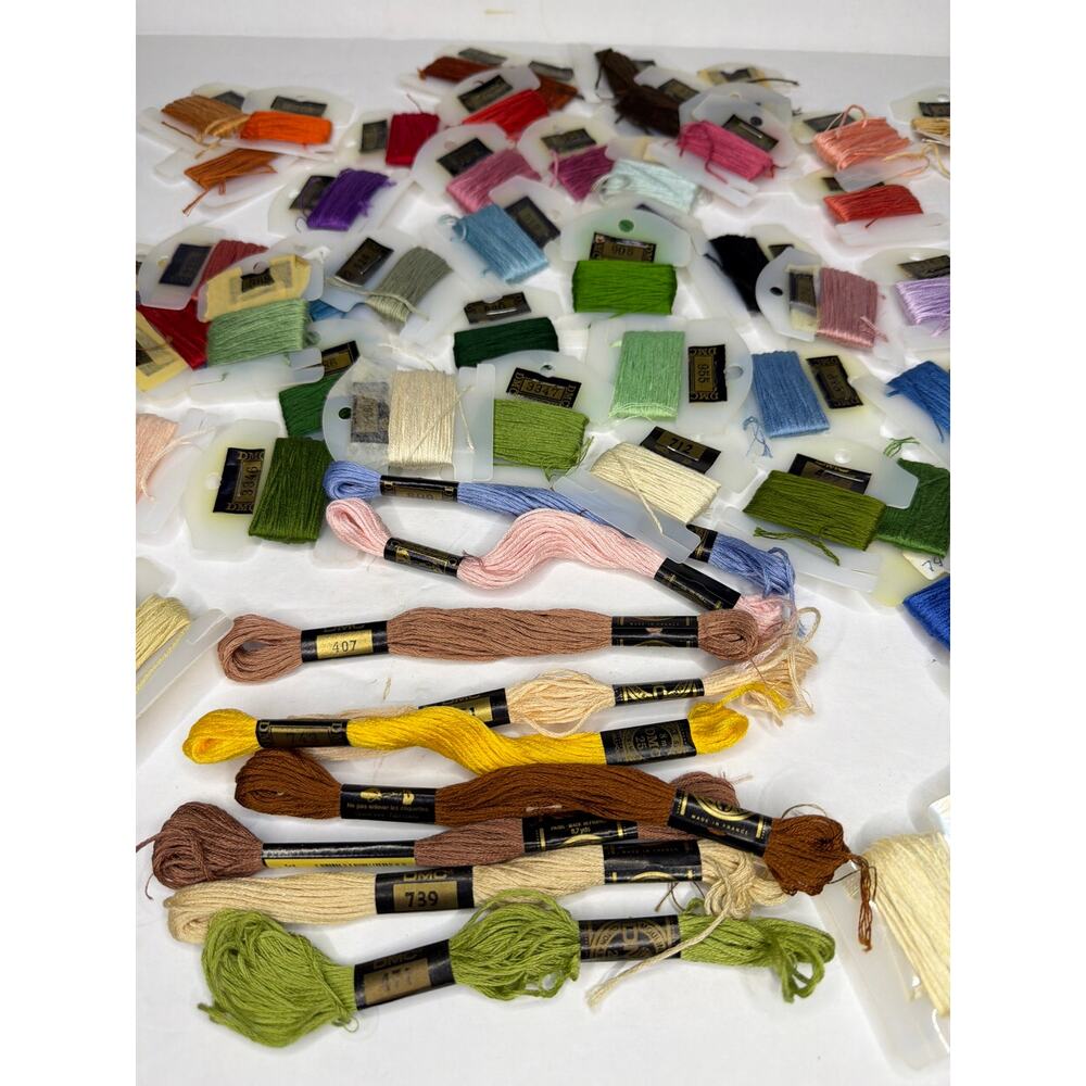 72 Skeins Embroidery Floss Thread DMC Cards Craft DIY Needlepoint Cross Stitch - Picture 8 of 10